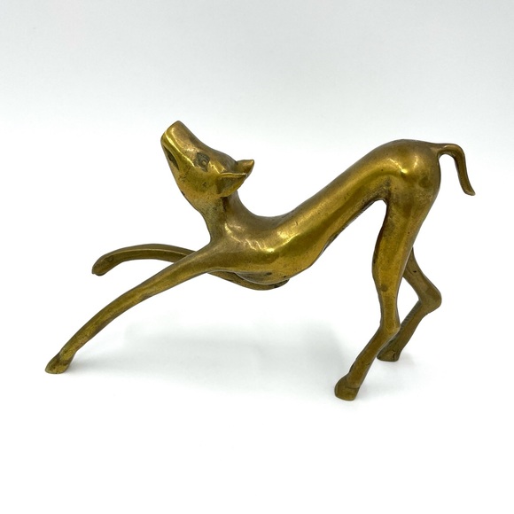 Brass Sculpture Figurine Home Decor 8” - Picture 2 of 11